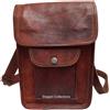 Fatto a mano Borsa a tracolla casual da donna borsa mobile da viaggio uomo messenger in pe...