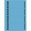Leitz Etichette adesive A4 stampabili al PC per raccoglitori a leva in cartone, Formato corto e largo, Blu, 61,5 x 192 mm, Cartoncino, 16852035, Confezione da 100