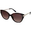 Guess GU7658 52F | Occhiali da Sole Graduati o Non Graduati | Prova Online | Plastica | Cat Eye | Marrone, Havana | Adrialenti