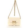 Pinko 1P22H4.Y7SR Z14Q BIANCO/ANTIQ.GOLD PINKO Pinko Pelletteria Borsa Donna LOVE BABY PUFF MAXY QUILT - PINKO