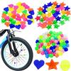 NIANOPKM 108 Pezzi Accessori per Biciclette per Bambini Clip per Raggi, Clicker per Raggi di Biciclette per Bambini Decorazione per Raggi di Biciclette Regalo per Ragazze e Ragazzi Perline per Raggi
