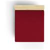 WELL HOME MOBILIARIO & DECORACIÓN Lenzuolo con angoli singolo 90 x 200 bordeaux