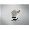 Set fonduta in ceramica da 240 ml personalizzate o neutre