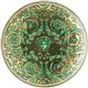 VERSACE PIATTO DOLCE 17 CM, MEDUSA GARLAND VERDE