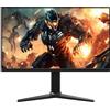 Amazon Basics, Monitor da gaming, 24, FHD 1080p, 165 Hz, compatibile con VESA, sincronizzazione adattiva, risposta in 1 ms, Nero