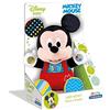 Clementoni Disney Baby Baby Mickey Gioca e Impara, Peluche e Gioco Educativo Interattivo per Bambini e Bambine 6+ Mesi, Canta Filastrocche per Imparare Alfabeto, Numeri e Colori, 17304