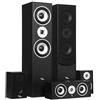 EVIDENCE ACOUSTICS - Insieme Hifi / Home Cinema - Evidence Acustica Ea850-bk - 5 Altoparlanti 850w - Bass Reflex