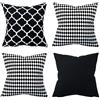 Amilian Set di 4 cuscini decorativi, con imbottitura, cuscini decorativi con federa, cuscini per divano, per camera da letto, soggiorno, bambini, decorazione per cuscino 40 x 40 cm, Set 13