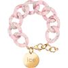 ICE-WATCH ICE - Jewellery - Chain Bracelet - Pearl nude Bracciale in maglia XL da donna con medaglia d'oro (020996)