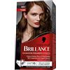 Schwarzkopf, Brillance Colorazione Permanente, Tinta per Capelli, Crema Colorante Intensiva con Balsamo Nutriente Diamond Shine, Copertura dei Capelli Bianchi, Tonalità 862 Castano Chiaro