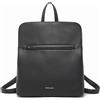 Miss Lulu Zaino da donna alla moda Impermeabile Multitasche Zaino casual Borsa a tracolla per donne e ragazze (Nero)