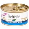 Schesir Cat Kitten Cibo Umido per Gattini - 12x85 gr - Tonno con Aloe