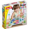 Quercetti Peggy Gears Gioco d'Ingranaggi, Giochi Causa Effetto Bambini, Reazione A Catena, Motricità Fine, Gioco Meccanico, Costruzioni per Bambini 3 Anni, Giochi Bambini 4 Anni