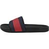 Tommy Hilfiger Rubber Th Flag Pool Slide Fm0fm04263, Ciabatta Uomo, Nero (Black), 40 EU