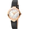 Roberto Cavalli by Franck Muller Orologio Analogico al Quarzo Donna con Cinturino in Pelle RV1L166L0031