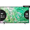Samsung TV UE85DU8070UXZT LED 4K, Smart TV 85 Crystal Processor 4K, Slim Look, DVBT-2, Q-Symphony & Adaptive Sound, compatibile con Alexa, Bixby e Google Assistant, Black 2024