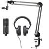 Audio Technica Creator Pack Ath-m20x+atr2500xusb+stand