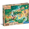 Clementoni- Disney The Jungle Book Collection Book-1000 Puzzle, Orizzontale, Divertimento per Adulti, Made in Italy, Colore 1000 Pezzi-Libro della Giungla, 39816