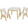 KidKraft Set Tavolo Moderno con 2 Sedie in Legno per Bambini, Tavolino e 2 Sedie, Mobili per Cameretta e Sala Giochi per Bambini, 27025
