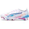 PUMA Scarpe da calcio ULTRA 5 ULTIMATE VOLUME UP FG, Bianco/Blu/Rosa/Altro