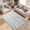 Tinyboy-hbq Tappeto Salotto Moderno Soggiorno Lavabile Tappeti Moderni Astratti Camera da Letto per la Casa Grigio Pelo Corto Home Decorazioni(Astratto Marrone Chiaro/Multi,120x160cm)