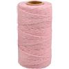 G2PLUS 100m Spago Rosa: 2mm Cordoncino in Cotone,Cordoncino Natalizio per Regalo Decorazioni,Fai-da-Te,Baker Twine Artigianale,Imballaggio Regalo