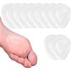 TSHAOUN Cuscinetti metatarsali donna 10 Pack Cuscinetti per L'avampiede Cuscinetti Metatarso Piede Anteriore Cuscinetti,Piede in Morbido Gel Cuscinetti Morbidi in Silicone (trasparente)