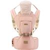 SONMEI Marsupio con posizione ergonomica ad M, posizioni a 360°, morbido e traspirante, per tutte le stagioni, per neonati e bambini piccoli, per escursionismo, shopping, viaggi