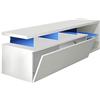 Habitdesign Easy Home, Future A11, Mobile Tv, Bianco, 43 x 150 x 41 cm