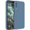 Topme Cover per Samsung Galaxy A70 (6.7 Inches) Custodia Case, Protezione Della Pelle Della Custodia in Silicone Tpu - Grigio lavanda