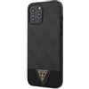 Guess Guhcp12Mpu4Ghbk 4G Triangle Collection Custodia Per Iphone 12/12 Pro 6,1, Colore: Grigio