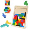 Ainiv 3 in 1 Puzzle di legno, Set di puzzle di legno Tangram, Giochi Montessori 3 4 5 6 Anni, Regali Educativi per Bambini, Intelligenza Tangram, Giocattoli di Formazione del Cervello
