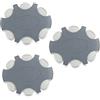 JB White ProWax - 18 filtri Cerumen per apparecchi acustici, adatti per altoparlanti Oticon e Bernafon, 3 dischi dispenser con 6 strumenti e 6 filtri, colore: Grigio
