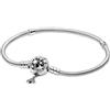 HappyStar Bracciale Donna Argento 925, Bracciali Bead Charm Da Donna,Braccialetto in Argento Sterling con chiusura Regali per donne.