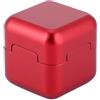 plplaaoo Mini Portagessette Magnetico per Piscina,Portagessetti Magnetico Portatile in Alluminio con Punta per Stecca, Porta Gesso per Biliardo, Custodia per Porta Gessi per Biliardo,(Rosso)