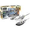 Revell 06787 Star Wars: The Mandalorian N1 Starfighter (Din Djarin) Kit modello in plastica non costruito/non verniciato in scala 1:24 con figura Mando seduta
