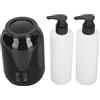Dpofirs Scaldaolio per Massaggi con 2 Dispenser per Bottiglie di Olio, Scaldabottiglie per Lozioni, Scalda Lozioni Essenziale Portatile per Massaggi Spa Domestici Professionali (Spina