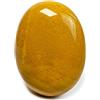 EUSICE - Diaspro Giallo Pietra naturale del Madagascar, Ciottolo di Protezione e Dinamismo, 100% Artigianale e Fatto a Mano, Diaspro etico di alta qualità per Litoterapia, Benessere, Meditazione, Yoga
