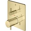 Mariner Eden coaxial square termostatico per 2 uscite, squadrato, EDE2802-OR, Eden coaxial oro [Rubinetteria Bagno > Rubinetteria Doccia]