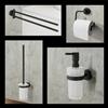Viverso x sense set accessori bagno 4 in 1, VR3000MB+VR2100MB+VR1000MB+VR4400MB, x sense nero opaco [Accessori Bagno > Set di accessori da bagno]