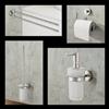 Viverso x sense set accessori bagno 4 in 1, VR3000BN+VR2100BN+VR1000BN+VR4400BN, x sense nichel spazzolato [Accessori Bagno > Set di accessori da bagno]
