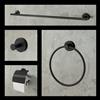 Viverso x sense set accessori bagno 4 in 1, VR2000MB+VR4600MB+VR4200MB+VR4000MB, x sense nero opaco [Accessori Bagno > Set di accessori da bagno]