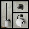 Viverso x cube set accessori bagno 3 in 1, VC3000MB+VC2100MB+VC4000MB, x cube nero opaco [Accessori Bagno > Set di accessori da bagno]