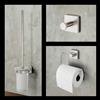 Viverso x cube set accessori bagno 3 in 1, VC3000BN+VC2100BN+VC4000BN, x cube nichel spazzolato [Accessori Bagno > Set di accessori da bagno]