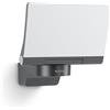 Steinel Faretto a LED XLED Home 2, Faretto Orientabile, Solare, LED 13,7 W, 1550 lm, per Ingresso, Giardino, Cortile, Grigio (Grafite)