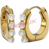 SANICO Srl BJT315 ORECCHINI DOLORES PEARL GOLD PLATED