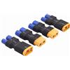 OliRC 4 Pezzi XT60 XT-60 a EC3 Style Maschio Femmina Connettore Adattatore (C156-4)