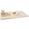 Mottiwood Spianatoia in Pioppo, Stendipasta Fresca, Pizza e Dolci, Asse Pasta, Con Gradino Antiscivolo, Impastare e Stendere (60x40 cm)