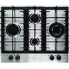 Kaiser Piano cottura KG 6364 Turbo Romb in acciaio inossidabile 60cm autarcico/gas/gas con 4 bruciatori di alta qualità/1x bruciatore turbo a tre circuiti (3,8kW) con adattatore wok in ghisa