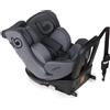 Be Cool Seggiolino Auto Easy i-Size R129 con Base Isofix Girevole e Top Theter per Bambini da 40 a 150 cm - dalla nascita ai 12 anni circa - Be Antracita